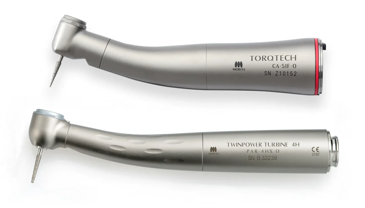 Hochgeschwindigkeitsturbine vs. 15 Handstück